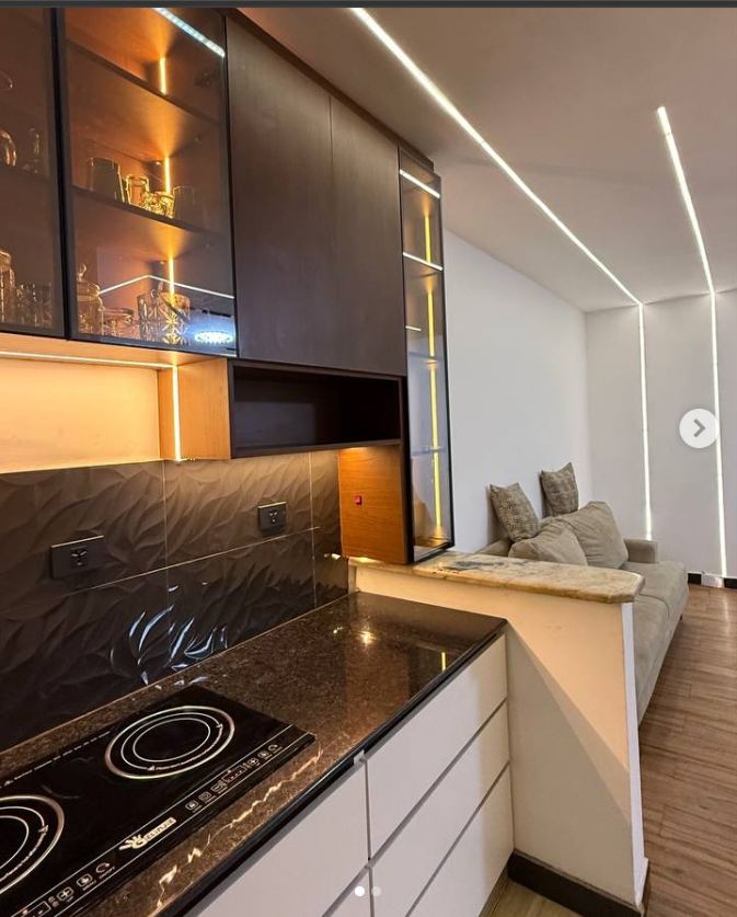 Custom Fitted Kitchen Cabinetry Set